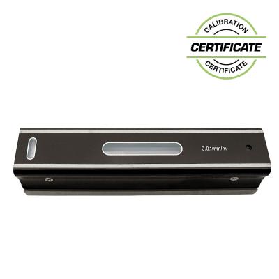 Maskinvaterpas 200x0,1 mm inkl. Kalibreringscertifikat